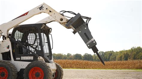 skid steer jackhammer|breaker attachment for skid steer.